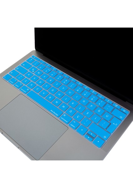 Laptop Macbook Pro Klavye Kılıf Türkçe Q Baskılı A1534 A1708 ile Uyumlu