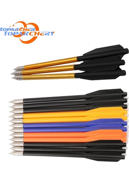 36 Adet Pp Karışık Renk Stili Atış Ok Açık Avcılık Alüminyum Ipuçları Cıvata 6.5 "uzunluk Ok Okçuluk Sporları 50 Lb Lb Tatar Yayı Doğru Ok (Yurt Dışından) modelleri