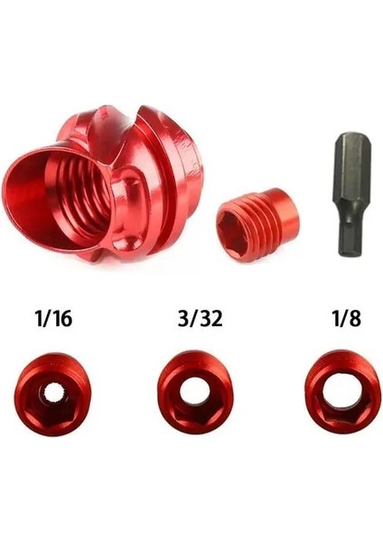 45 Kırmızı Stil 1 Takım Okçuluk Bileşik Yay Peep Sight Derece Alüminyum Gövde Iç Çekirdek Diyafram Kiti Çekim Aksesuarları (Yurt Dışından)