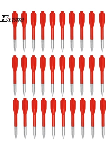 20 Adet Tarzı 2.9 Inç Kırmızı Tatar Yayı Cıvata Alüminyum Nokta Plastik Tatar Yayı Cıvataları Okçuluk Lb Avcılık Ok (20 Pcak Of) 2021 (Yurt Dışından)