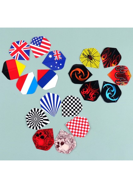 Çoklu Stiller Renkli Pvc Dart Uçuşları Kuyruklar Kanatlar Dart Yaprağı Dart Tahtası Oyunları Aksesuarlar (Yurt Dışından)