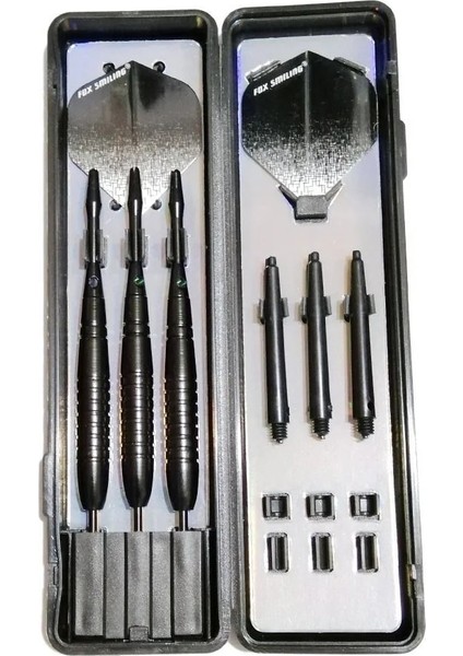 B 23G Stili Fox Smiling G Dart Çelik Ucu Alüminyum Dart Milli Dart Dart Dart Aksesuarlı Siyah Dardos (Yurt Dışından)