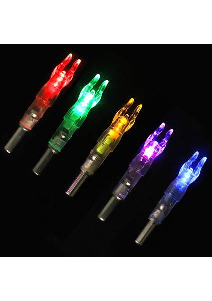 3 Adet Id7.6mm Sarı Stil Okçuluk Ok LED Işıklı Nocks Bileşik Olimpik Yaylar Için Kuyruğa Otomatik Vuruşlaruzun Yay Ok Milleri (Yurt Dışından)