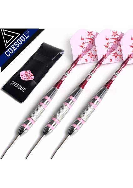 Cuesoul 22 Gram Çelik Ucu Pirinç Varil Dart Seti Alüminyum Şaftlar ve Dart Aksesuarlarından Cüzdan ile Set (Yurt Dışından)