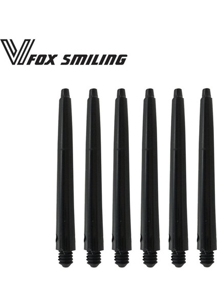 Siyah 48MM 50 Adet Stil Fox Gülen Ba mm Naylon Dart Milleri Siyah Beyaz Dart Aksesuarları (Yurt Dışından)