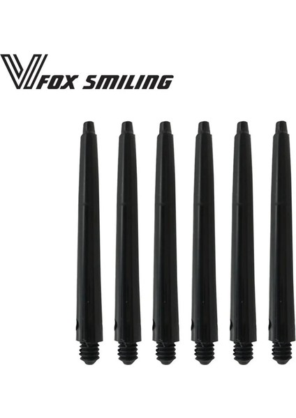 Siyah 48MM 50 Adet Stil Fox Gülen Ba mm Naylon Dart Milleri Siyah Beyaz Dart Aksesuarları (Yurt Dışından)
