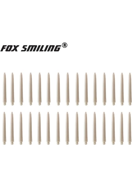 Siyah 48MM 50 Adet Stil Fox Gülen Ba mm Naylon Dart Milleri Siyah Beyaz Dart Aksesuarları (Yurt Dışından)