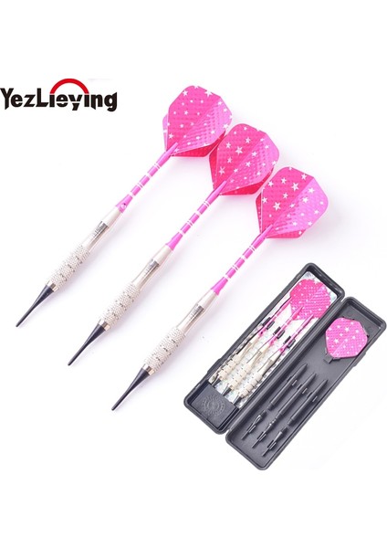 Profesyonel Dart 16 Gram Pembe Yumuşak Uç Elektronik Dart Iğnesi Alüminyum Alaşımlı Ağaç Güzel Dardos Oyunu (Yurt Dışından)