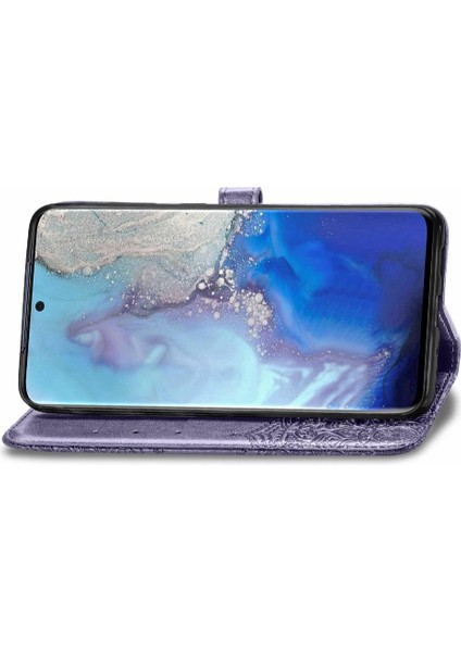 Samsung S20 Flip Kapak Kılıf Için Kılıf Zarif Desen Darbeye (Yurt Dışından) modelleri
