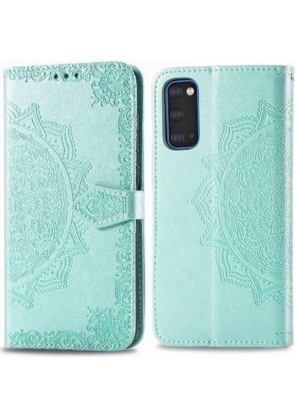 Samsung S20 Flip Kapak Kılıf Için Kılıf Zarif Desen Darbeye (Yurt Dışından)