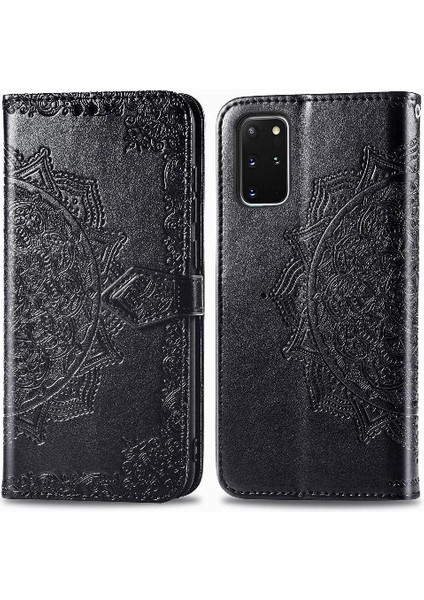 Samsung S20 Artı Flip Kapak Basit Iş Deri Kılıf Desen (Yurt Dışından)