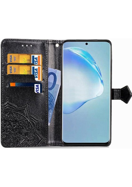 Samsung S20 Artı Flip Kapak Basit Iş Deri Kılıf Desen (Yurt Dışından) modelleri
