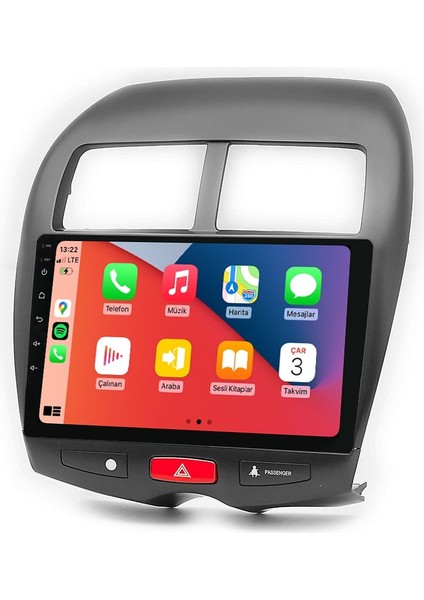 Mitsubishi Asx 2007 2012 10 Inç 2gb Ram Kablosuz Carplay Android Auto Oem Multimedya Navigasyon