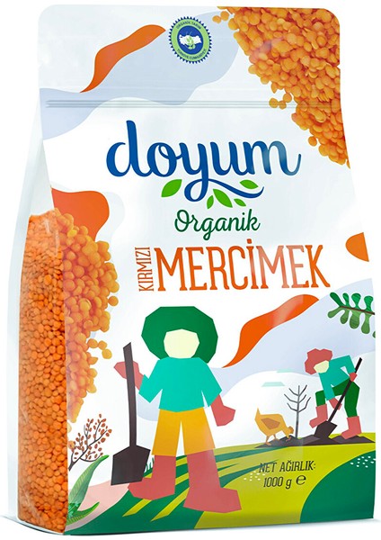 Organik Kırmızı Mercimek 1 kg