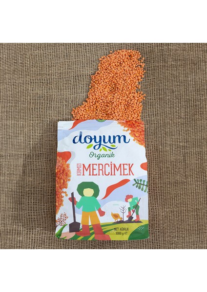 Organik Kırmızı Mercimek 1 kg fiyatları