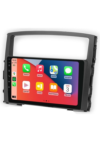 Mitsubishi Pajero 2006 2011 9inç 2gb Ram Kablosuz Carplay Android Auto Oem Multimedya Navigasyon
