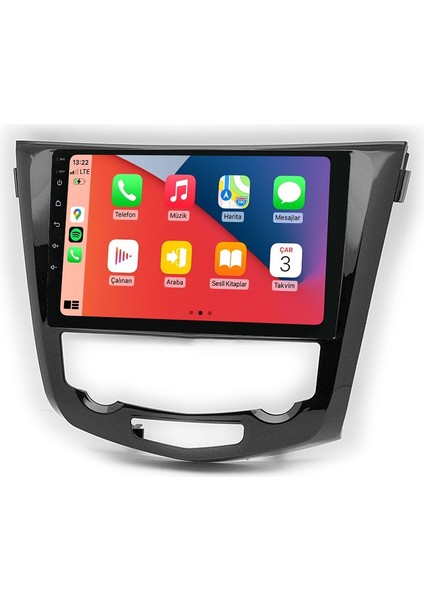 Nissan Qashqai 2014 2021 10inç 2gb Ram Kablosuz Carplay Android Auto Oem Multimedya Navigasyon