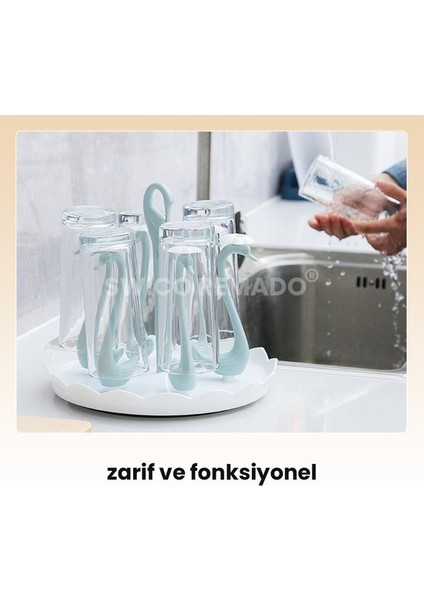 Kuğu Şekilli Bardak Drenaj Rafı (Yurt Dışından) modelleri