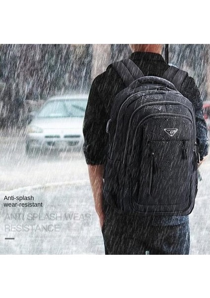 Büyük Kapasiteli Işletme Bilgisayarı Sırt Erkek Sırt Gündelik Şarj Edilebilir USB Ortaokul Öğrencisi Sırt Okul Çantası (Yurt Dışından) modelleri