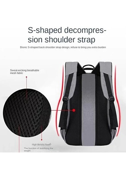 Büyük Kapasiteli Işletme Bilgisayarı Sırt Erkek Sırt Gündelik Şarj Edilebilir USB Ortaokul Öğrencisi Sırt Okul Çantası (Yurt Dışından) fırsatları