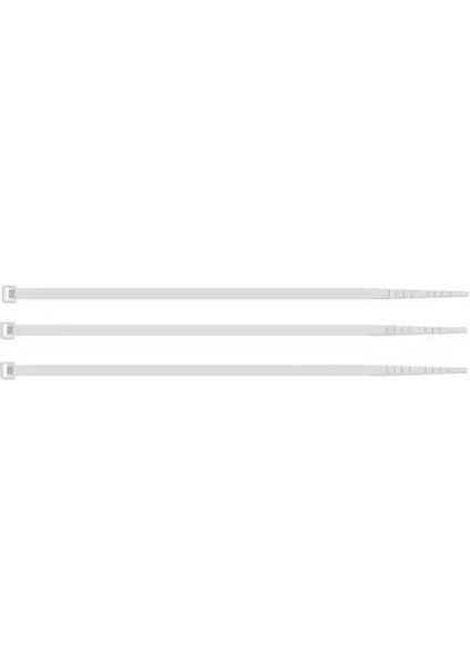 200X4,8 mm Beyaz Kablo Bağı