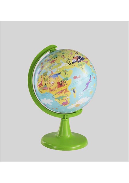 Gürbüz Dino World Küre 15 cm + 54 Parça Puzzle 48153