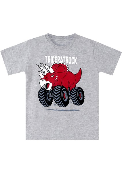 Triceratruck Erkek Çocuk T-Shirt  Şort Takım