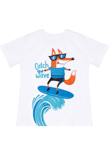 Surf Fox Erkek Çocuk T-Shirt Kapri Şort Takım indirimleri