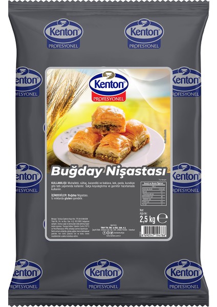 Profesyonel Buğday Nişastası 2,5 kg
