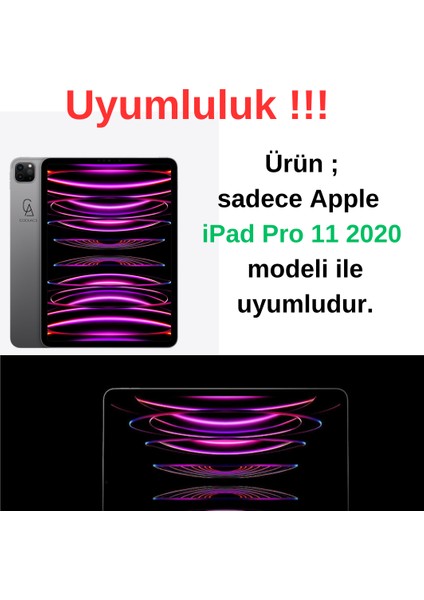 Apple Ipad Pro 11 2020 A2228-A2068-A2230 Uyumlu Köşe Dolgulu Nitro Anti Shock Tablet Kılıfı Kapak