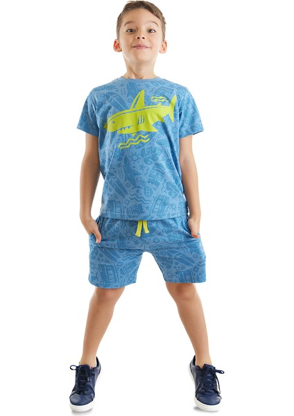 Shark Erkek Çocuk T-Shirt Şort Takım