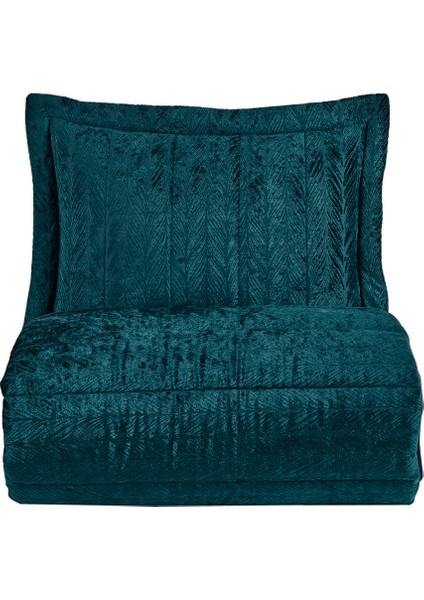 Velvet Kadife Comfort Set Modern Uyku Seti Tek Kişilik Zümrüt Yeşili 2 Parça