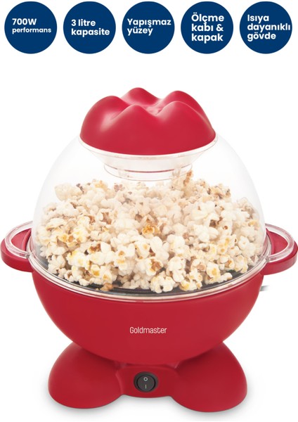 Avantajlı Ikili Set 7 Litre Inox Xxl Airfryer Sıcak Hava Fritöz Mısır Patlatma Pop Corn Makinesi