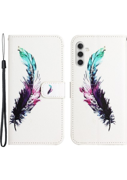 Samsung Galaxy A24 4g Için Cüzdan Kılıfı, 3D Desen Baskı Flip Pu Deri Stand Telefon Kapak Kartına (Yurt Dışından)