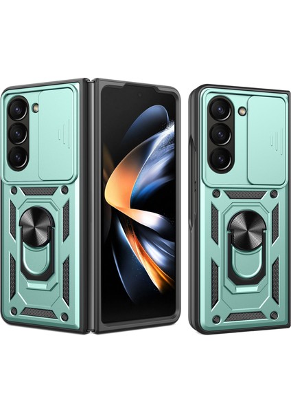 Samsung Galaxy Z Fold5 5g Kickstand Telefon Kapağı Pc+Tpu Kılıfı (Yurt Dışından)