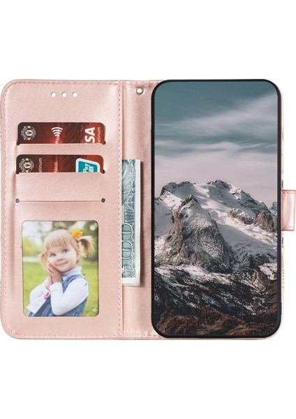 Samsung Galaxy S23 Için+ Baskı Mandala Çiçek Telefon Kapağı Flip Pu Deri Stand Koruyucu Vaka Golü Altın (Yurt Dışından)