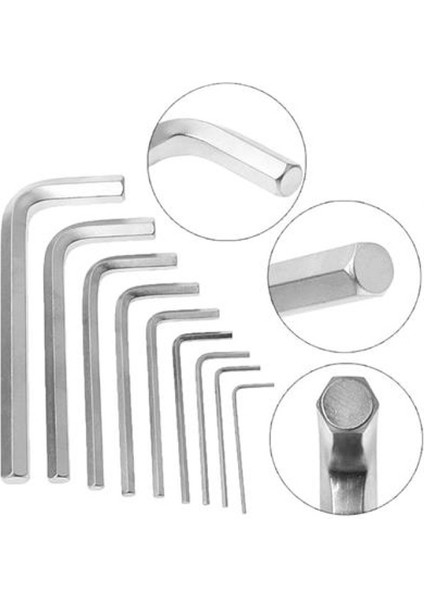 1,5 mm-8 mm Arası 9 Parça Askı Aparatlı Mini Alyan Seti