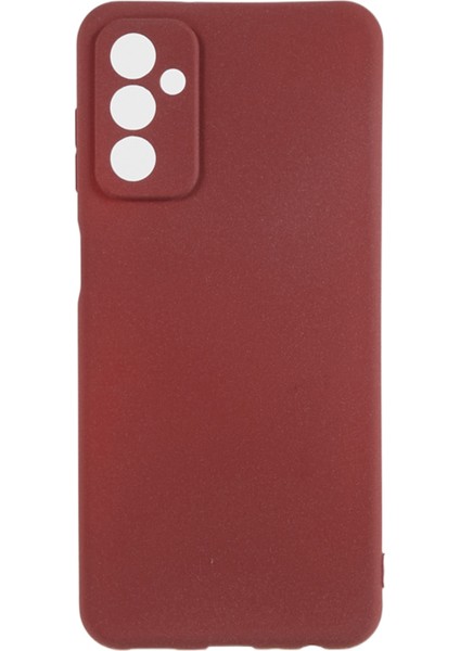 Samsung Galaxy M13 4G/F13 4g Tpu Telefon Kılıfı Çift Taraflı Mat Telefon Kapağı Çizelge Karşıtı Kabuk Kırmızısı (Yurt Dışından)