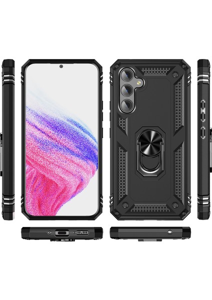 Samsung Galaxy A54 5g Şok Geçirmez Telefon Kasası Askeri Sınıfı Telefon Geri Kapağı ile Ring Kickstand-Black (Yurt Dışından) fiyatları