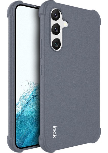 Samsung Galaxy A54 Için Imak 5g Four Corners Hava Yastığı Damla Geçirmez Kılıf Yumuşak Tpu Mat Yüzey Koruyucu Kapak Grey (Yurt Dışından)