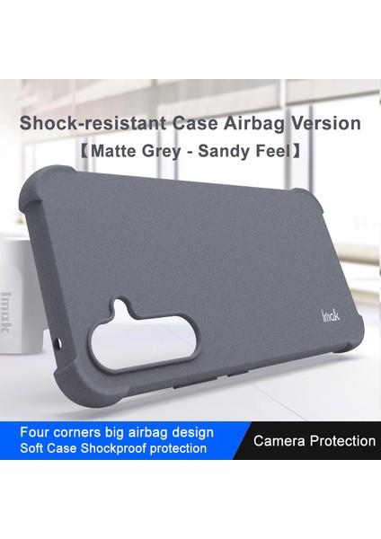 Samsung Galaxy A54 Için Imak 5g Four Corners Hava Yastığı Damla Geçirmez Kılıf Yumuşak Tpu Mat Yüzey Koruyucu Kapak Grey (Yurt Dışından) fiyatları