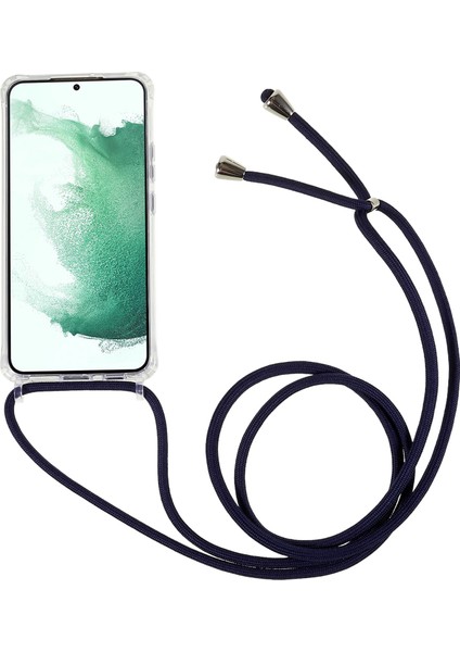 Samsung Galaxy S22 Için Tpu+Akrilik Arka Kapak 5g Bump Kanıtı Ayarlanabilir Lanyard-Dark Mavi ile Açık Telefon Kılıfı (Yurt Dışından) fiyatları