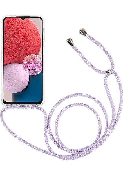 Samsung Galaxy A13 4g/5g Için Telefon Koruyucusu Kılıfı, Tpu+Akrilik Arka Kapak, Kordon-Mor ile (Yurt Dışından) fiyatları