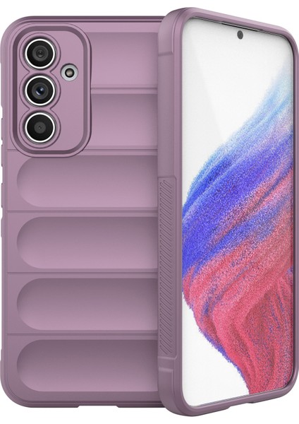 Samsung Galaxy A54 5g Sağlam Damla Damla Geçirmez Cep Telefon Kılıfı Esnek Tpu Koruyucu Kapak Light Mor (Yurt Dışından)