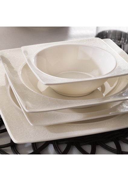 Glamor Sense Yemek Takım-60 Parça-Beyaz fiyatları