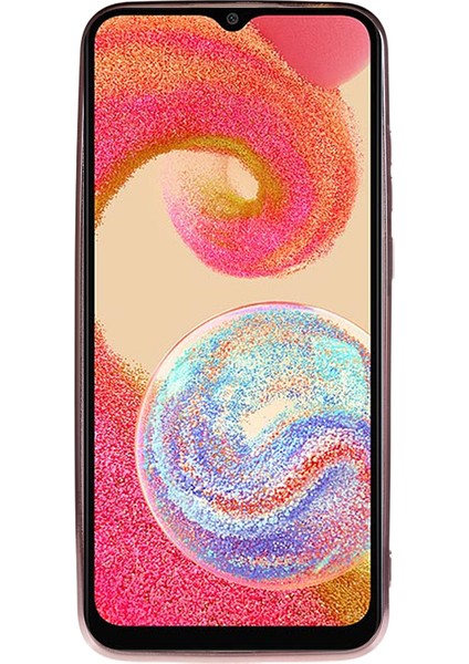 Samsung Galaxy A04E 4G/M04 4G/F04 4g Rhinestone Telefon Kılıfı Çiçek Desen Kickstand Glitter Gritter Grittient Tpu Kapak Çizgisi Altın (Yurt Dışından) fiyatları