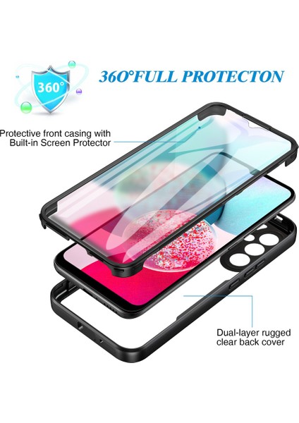 Samsung Galaxy A34 5g Için Kamera Lens Koruma Kapağı Pet Screen Film-Pembe ile Temiz Akrilik+Tpu Telefon Kılıfı (Yurt Dışından)