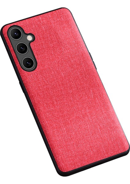 Samsung Galaxy A54 5g Bez Doku Doku Çizelge Anti-Scratch Telefonu Geri Kapak Kırmızısı (Yurt Dışından)