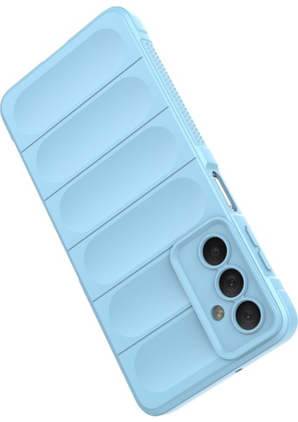 Samsung Galaxy M54 5G/F54 Için 5g Sağlam Damla Damlı Damlı Telefon Kılıfı Yumuşak Tpu Akıllı Telefon Kapak Baby Blue (Yurt Dışından) fiyatları