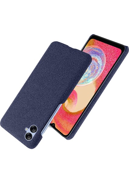 Samsung Galaxy A04E 4G/F04 4G/M04 4g Telefon Kılıfı Düz ​​renk Sert Pc+Bez Telefon Kapak-Mavi (Yurt Dışından) fiyatları